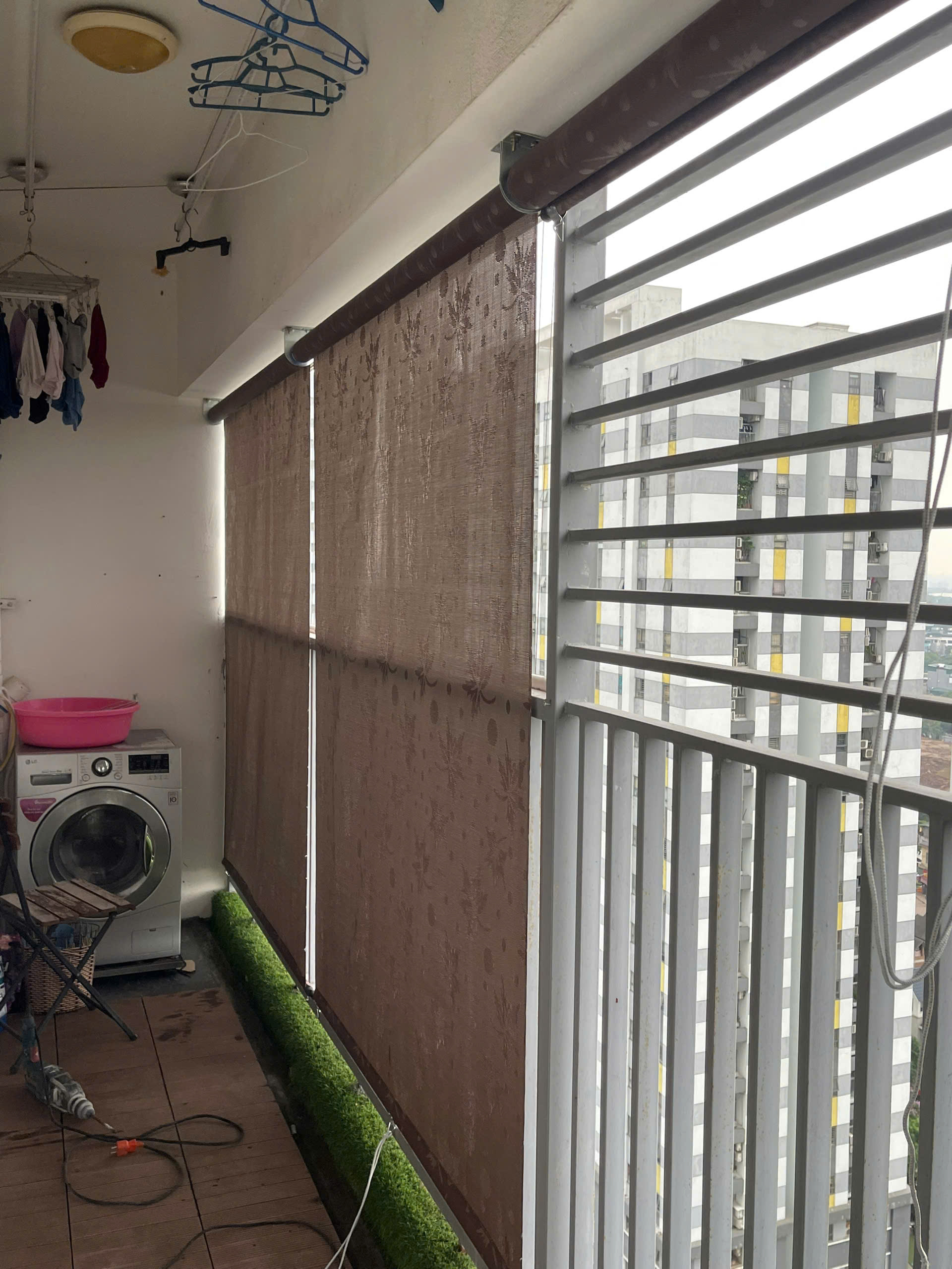 Bạt che nắng mưa chung cư